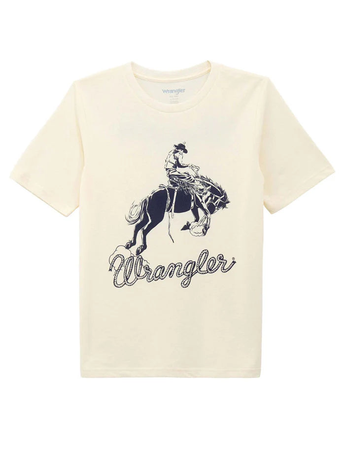 Boy's Wrangler Graphic T-Shirt - Bucky Antique / Ivory