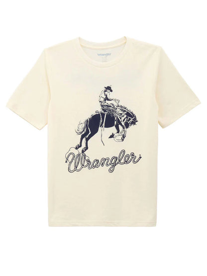 Boy's Wrangler Graphic T-Shirt - Bucky Antique / Ivory