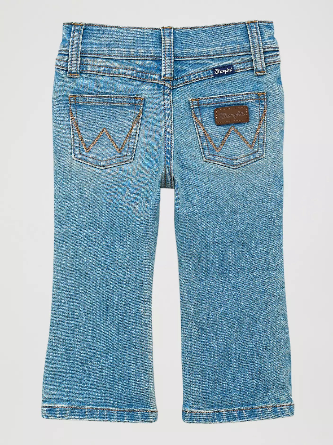 Boy's Wrangler Little Boy's Stitched Pocket Western Jean - Light