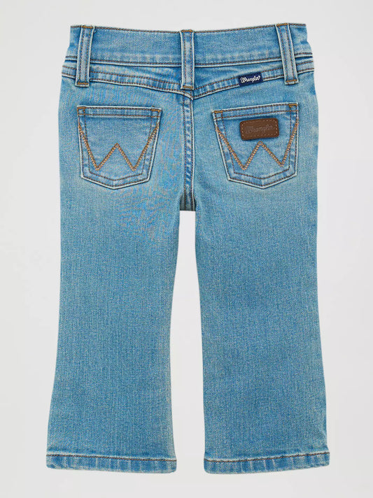 Boy's Wrangler Little Boy's Stitched Pocket Western Jean - Light