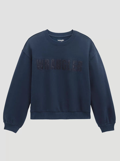 Women's Wrangler Logo Canyon Crew Pullover