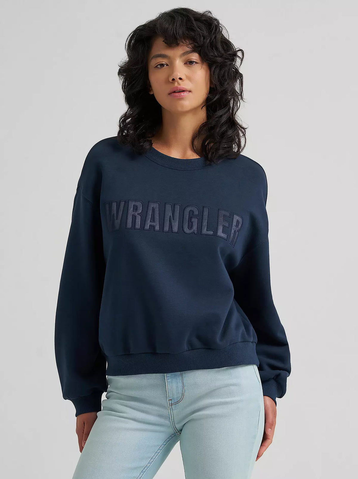 Women's Wrangler Logo Canyon Crew Pullover
