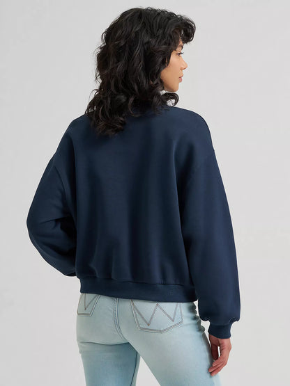 Women's Wrangler Logo Canyon Crew Pullover