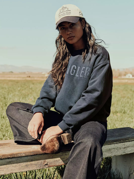 Women's Wrangler Logo Canyon Crew Pullover