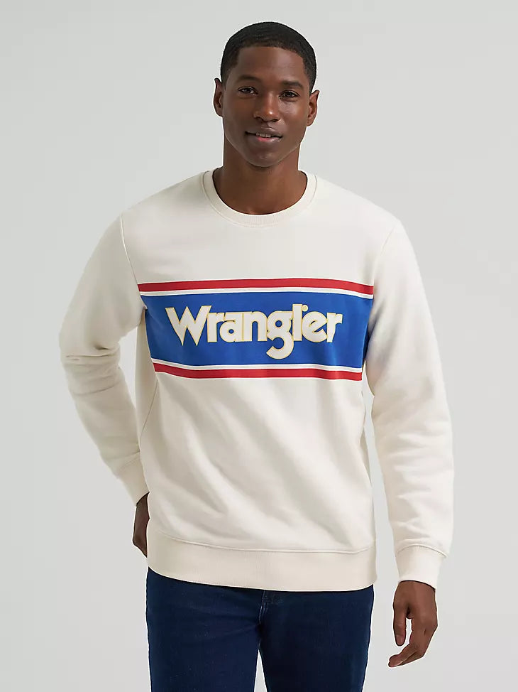 Men's Wrangler Legacy Logo Graphic Fleece Sweatshirt