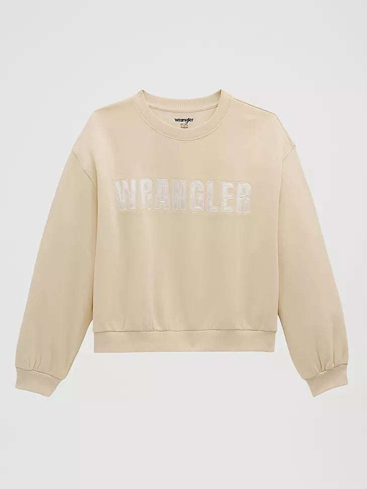 Women's Wrangler Logo Canyon Crew Pullover