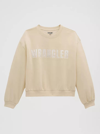 Women's Wrangler Logo Canyon Crew Pullover