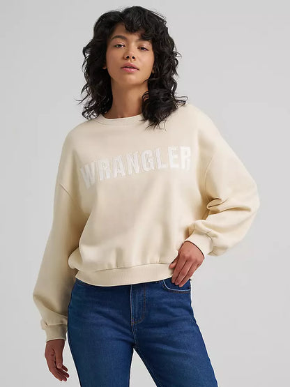 Women's Wrangler Logo Canyon Crew Pullover