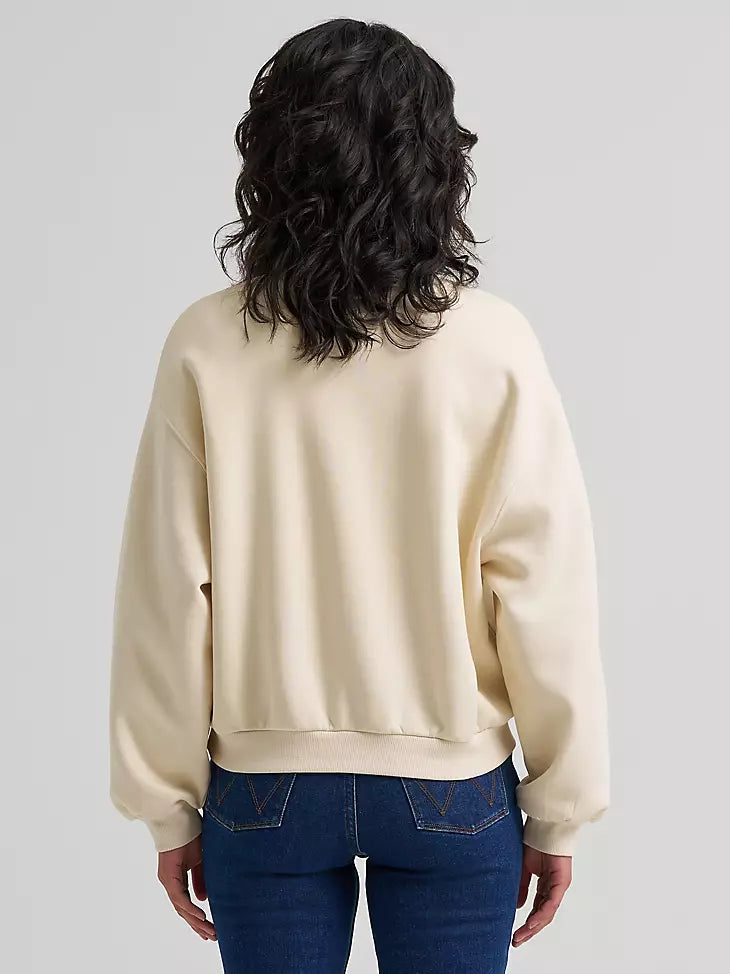 Women's Wrangler Logo Canyon Crew Pullover