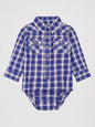 Boy's Wrangler Little Boy's Long Sleeve Snap Onesie