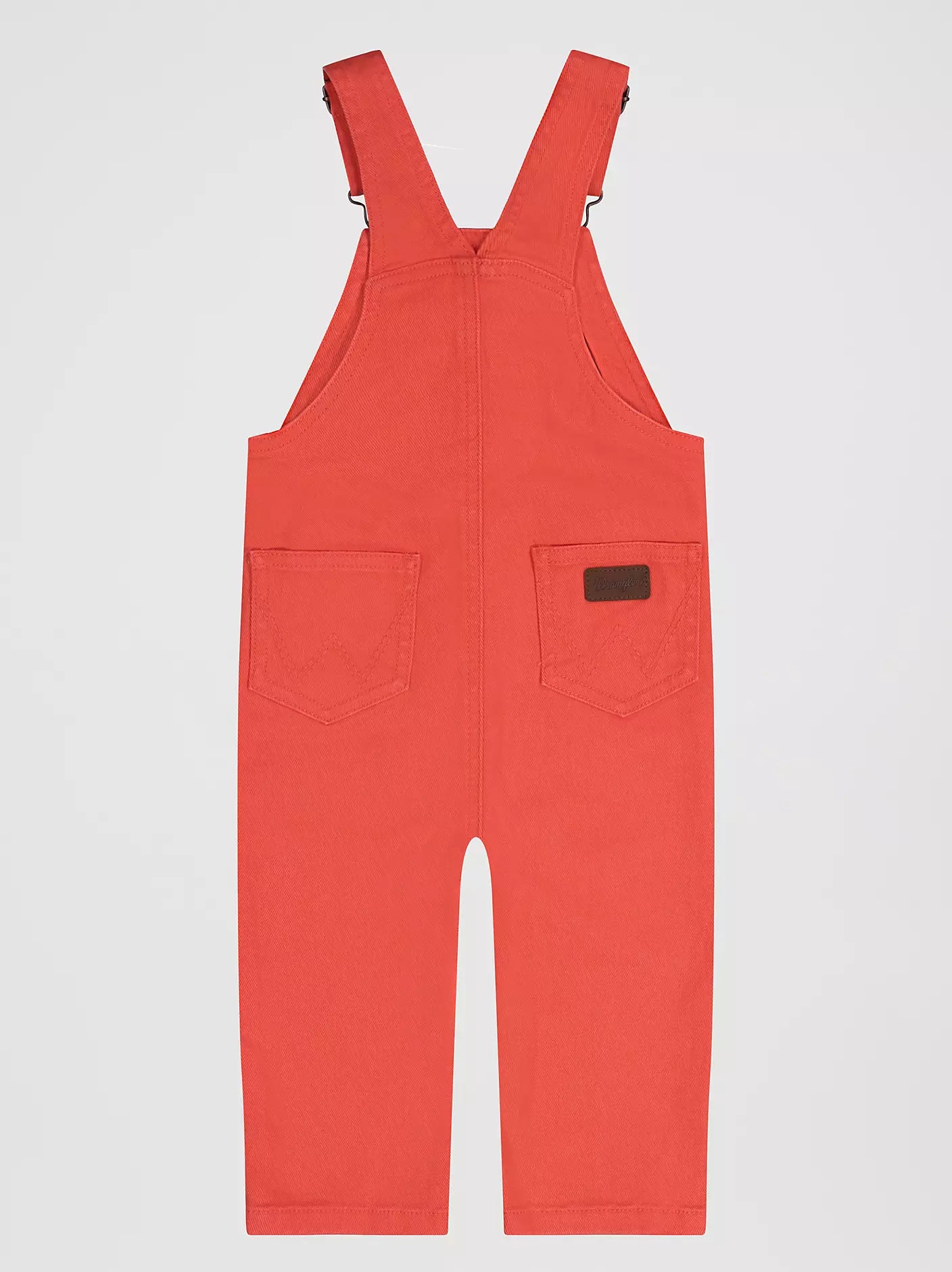 Girl's Wrangler Colorwash Denim Overalls-Little Girls