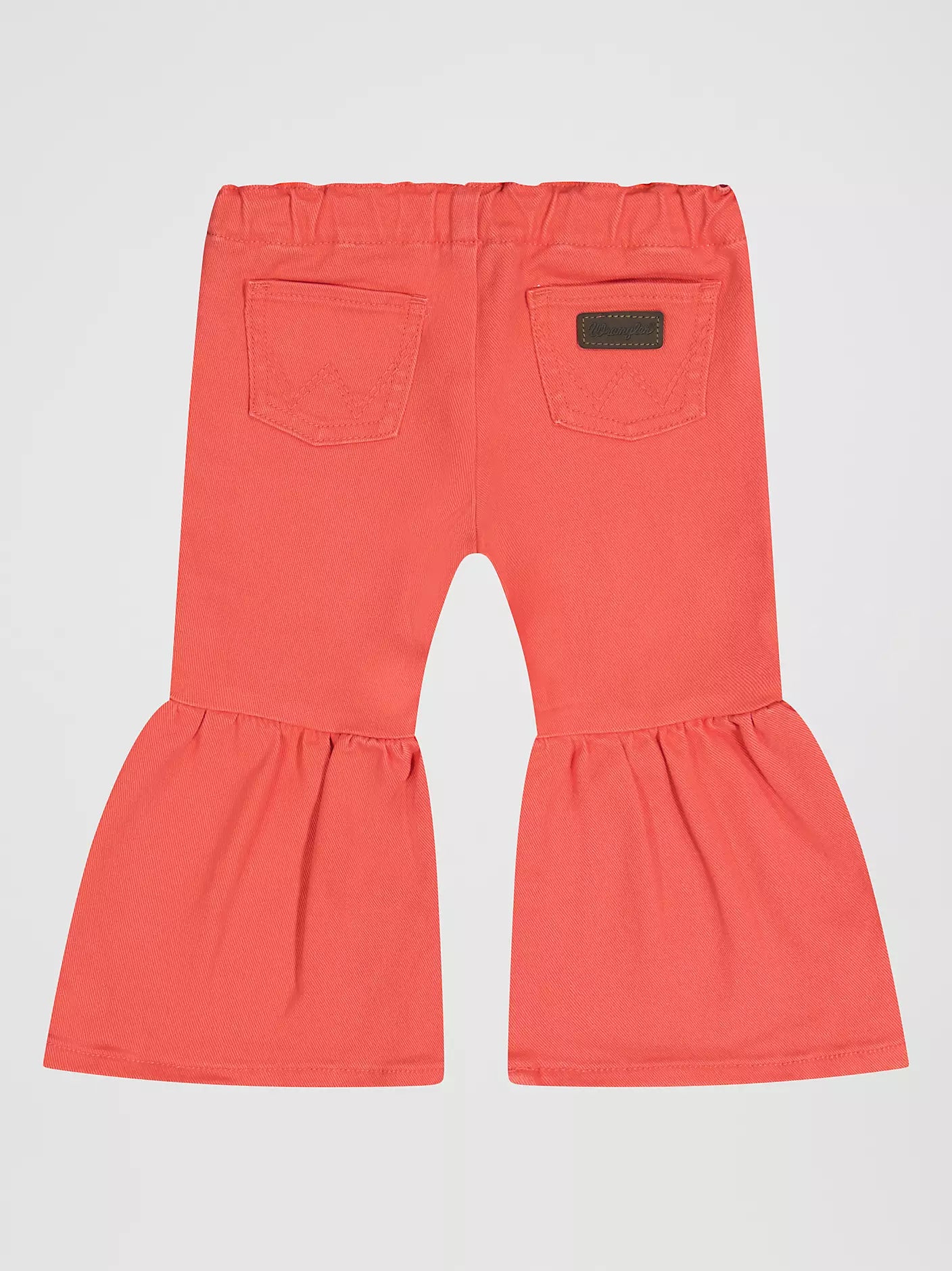 Girl's Wrangler Little Girl's Vibrant Ruffle Leg Flare Jean