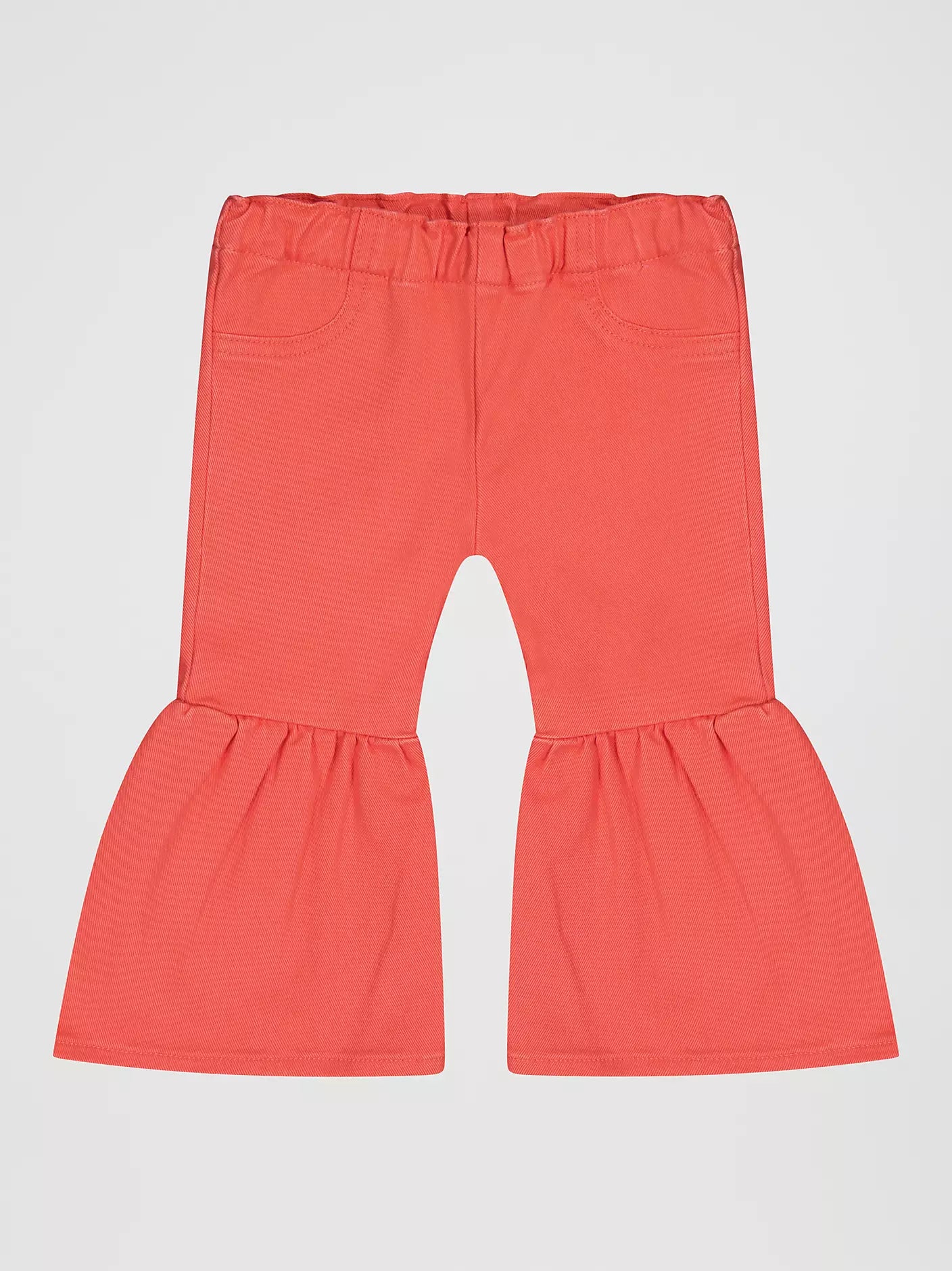 Girl's Wrangler Little Girl's Vibrant Ruffle Leg Flare Jean