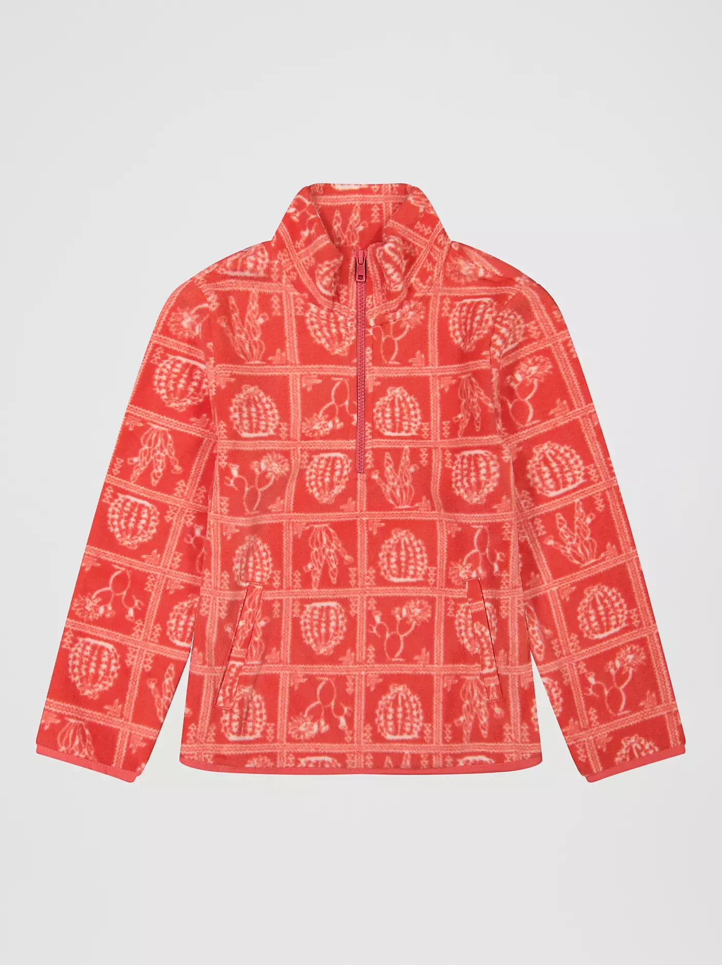 Girl's Wrangler Printed 1/4 Zip Fleece Pullover