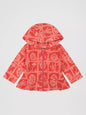 Girl's Wrangler Fleece Graphic Full Zip Ruffle Hem Hoodie
