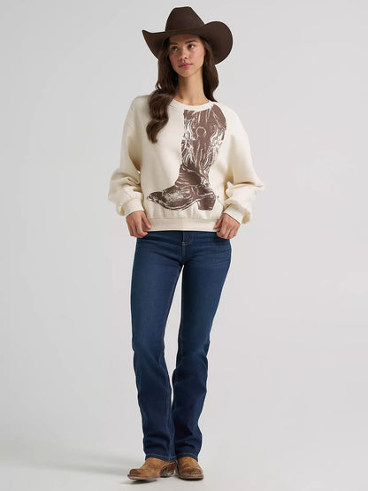 Women's Wrangler Boot Graphic Pullover