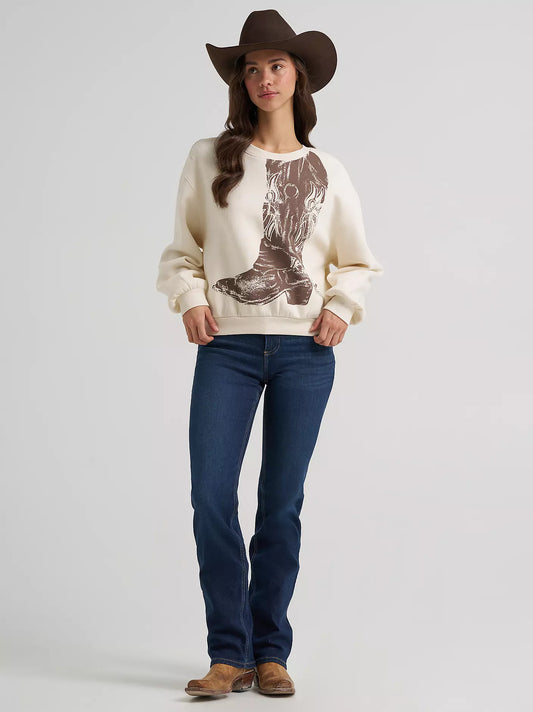 Women's Wrangler Boot Graphic Pullover