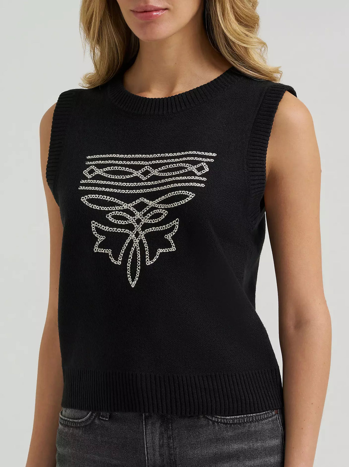 Women's Wrangler Western Stitch Sweater Vest
