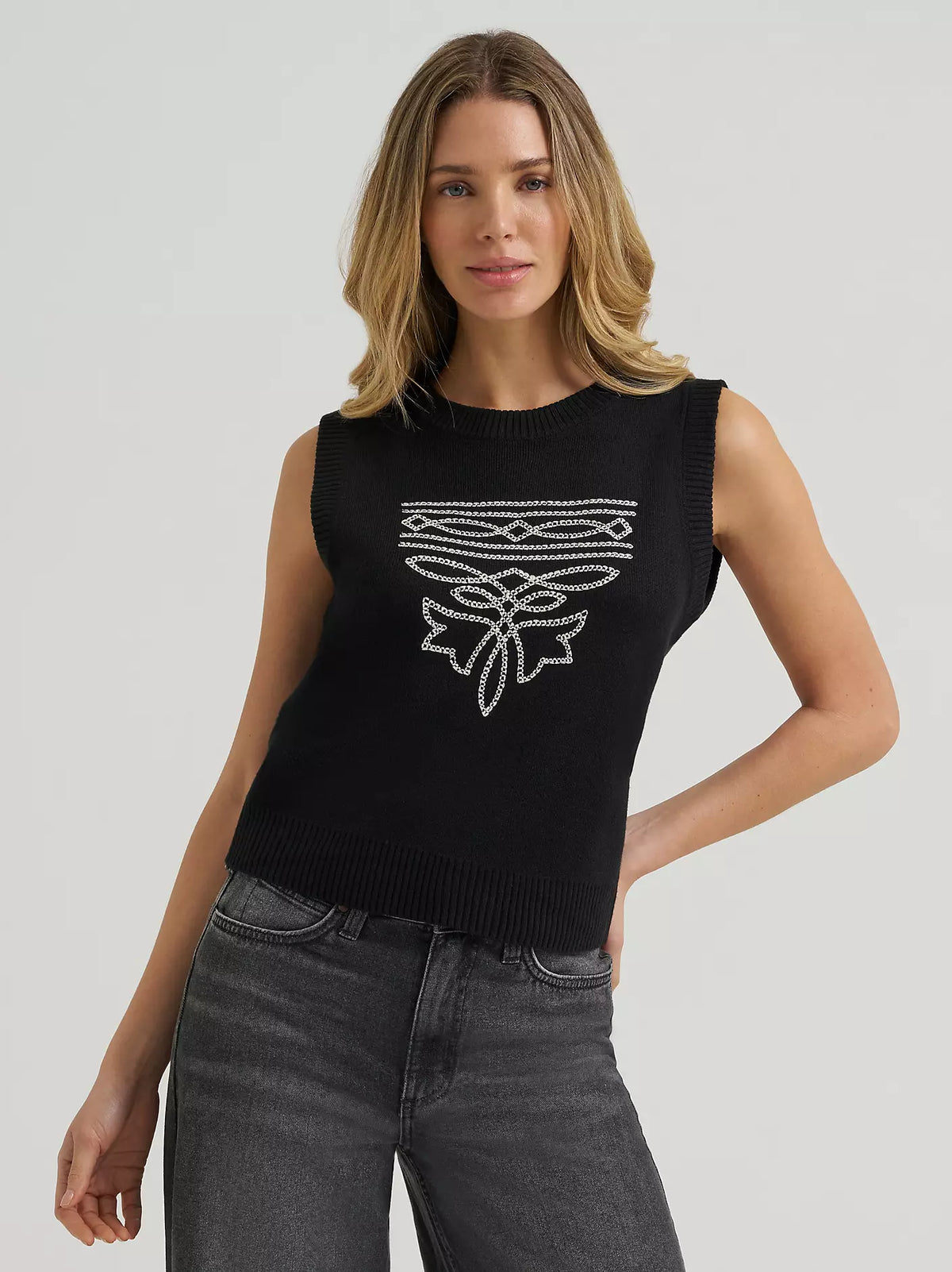 Women's Wrangler Western Stitch Sweater Vest