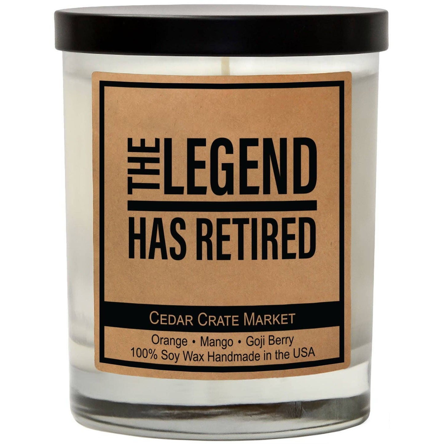 'The Legend Has Retired' Candle