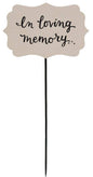 In Loving Memory Plant Stakes