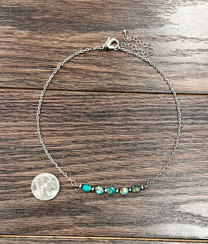 Oval Gemstone Necklace