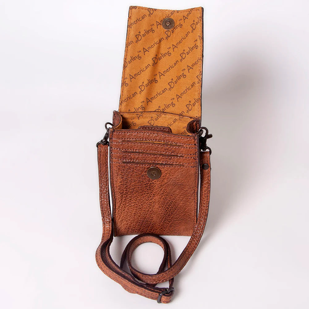 American Darling Cellphone Holder Leather Bag