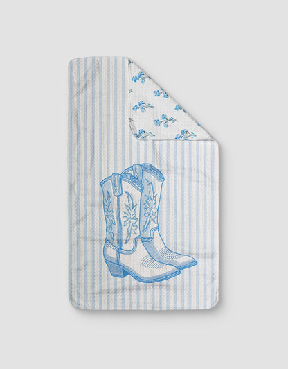 Light Blue Boots Reversible