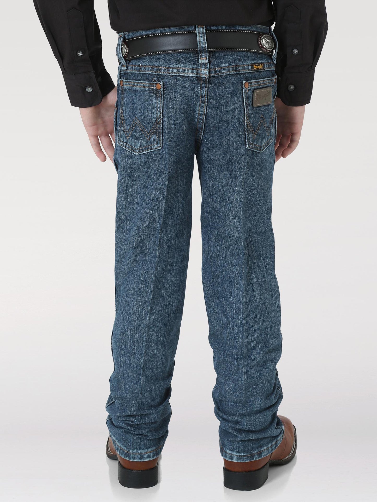 Boy's Wrangler Cowboy Cut® Original Fit Subtle Worn