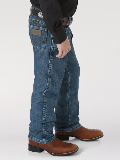Boy's Wrangler Cowboy Cut® Original Fit Subtle Worn