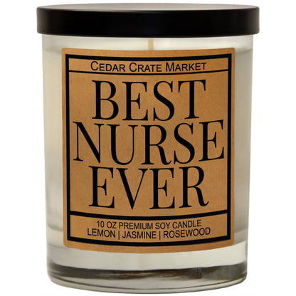 'Best Nurse Ever' Candle
