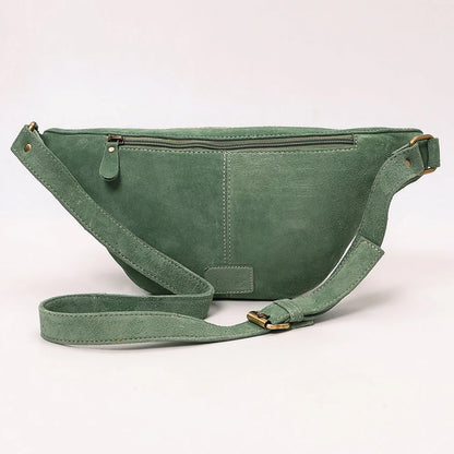 American Darling Suede Belt Bag - Sage