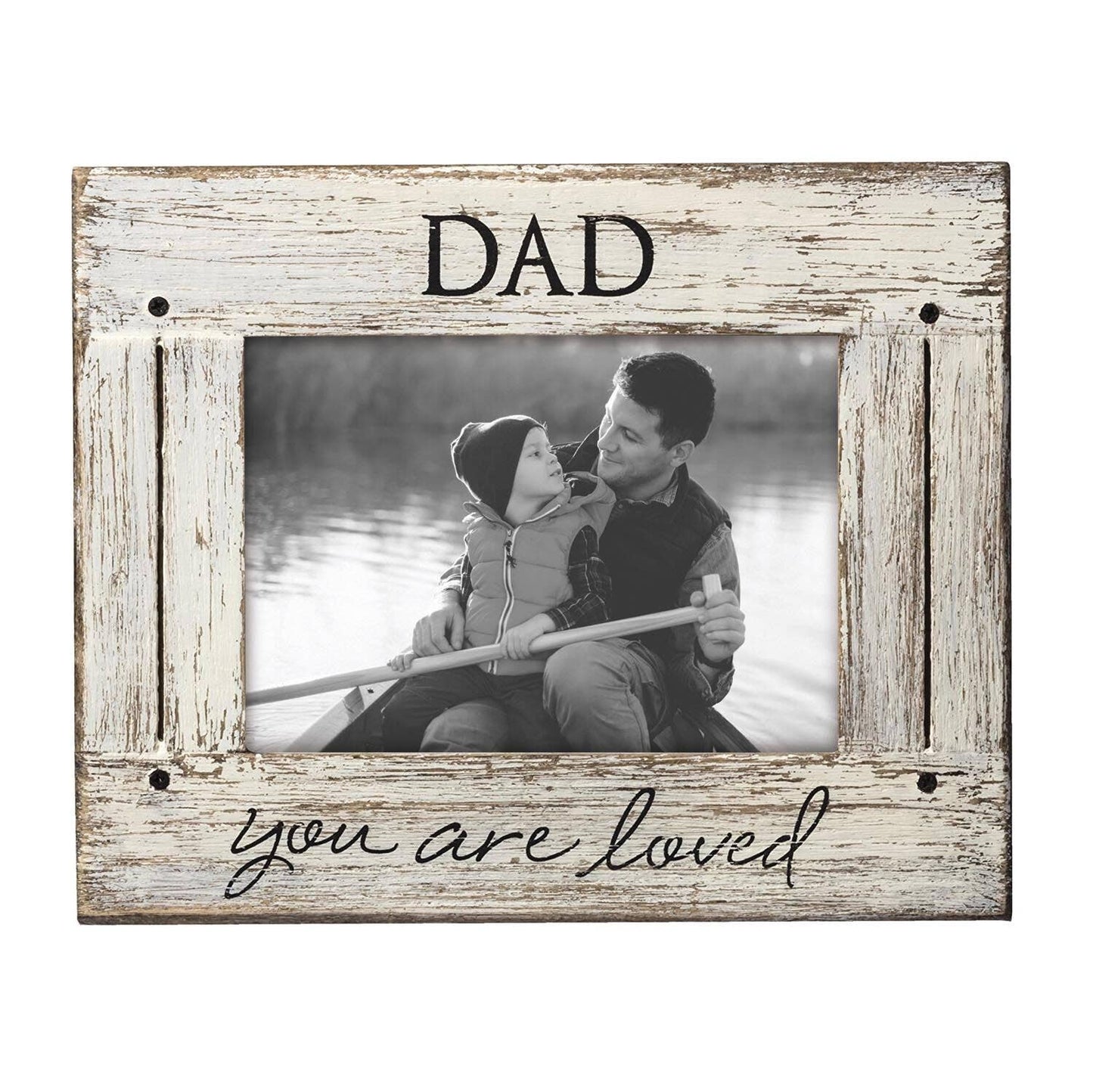 5x7 Photo Dad Love White Picture Frame Dad Gift