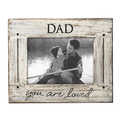 5x7 Photo Dad Love White Picture Frame Dad Gift
