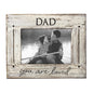 'Dad you are loved' White Picture Frame