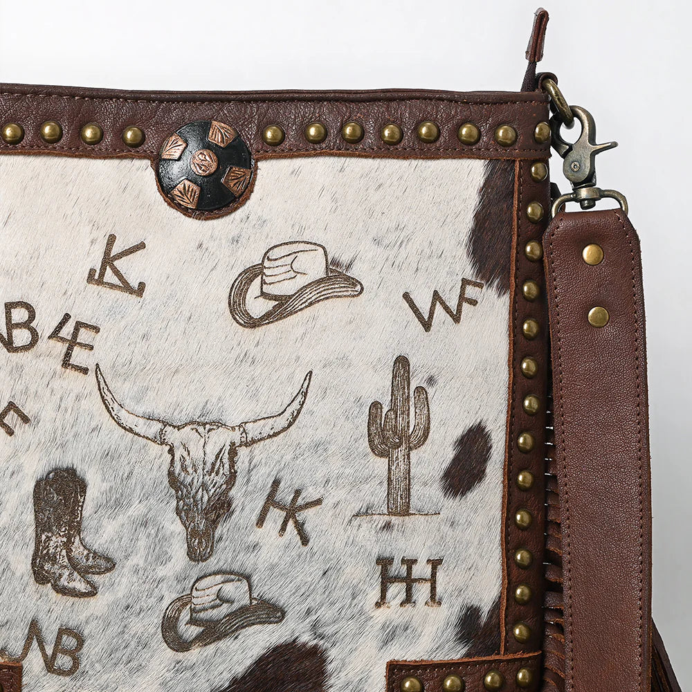 American Darling Crossbody Hair-On Genuine Western Leather Women Bag