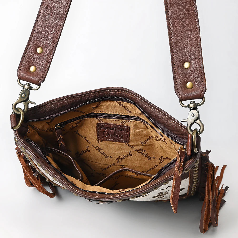 American Darling Crossbody Hair-On Genuine Western Leather Women Bag