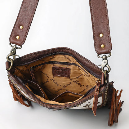 American Darling Crossbody Hair-On Genuine Western Leather Women Bag