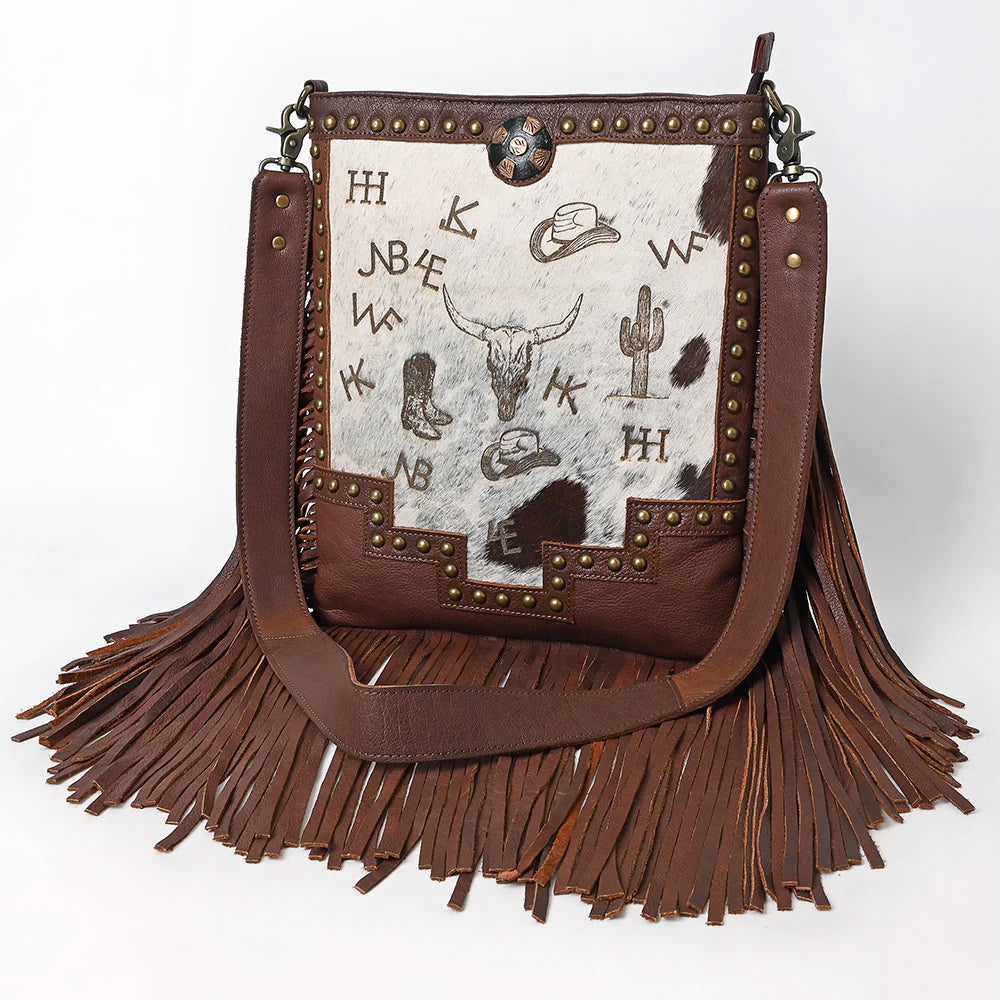 American Darling Crossbody Hair-On Genuine Western Leather Women Bag