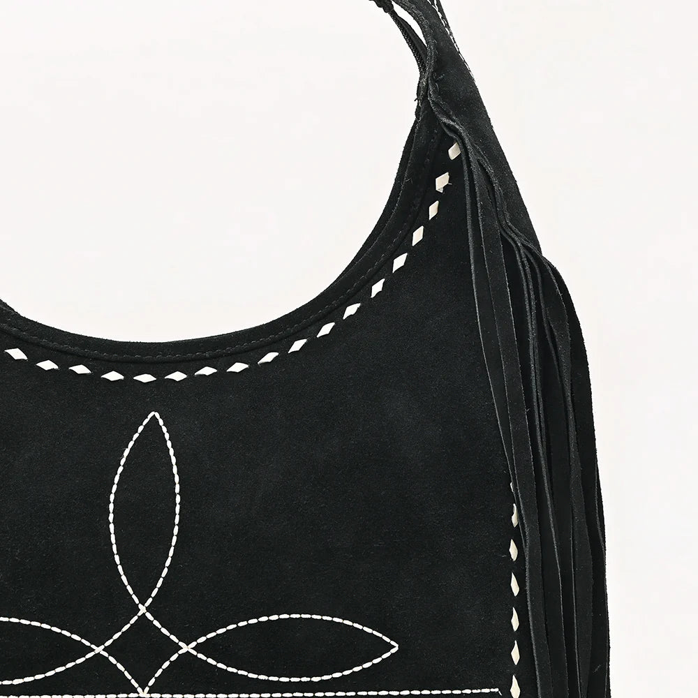 American Darling Hobo Suede Genuine Leather Women Shoulder Bag