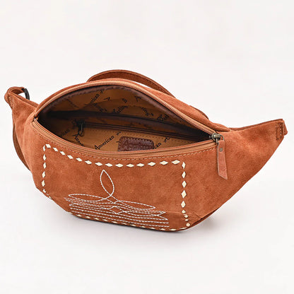 American Darling Suede Fanny Pack - Boot Stitch