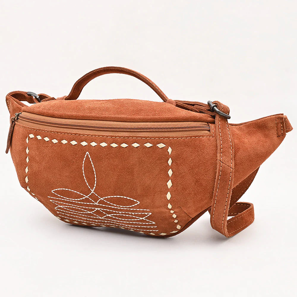 American Darling Suede Fanny Pack - Boot Stitch