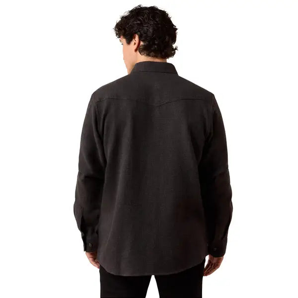 Men's Ariat Retro Waffle Button-Down Fitted Shirt