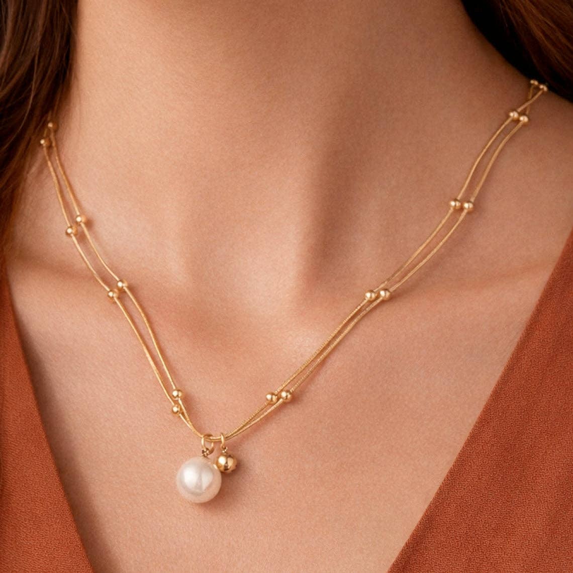 18K Gold Plated Stainless Steel Chain Necklace