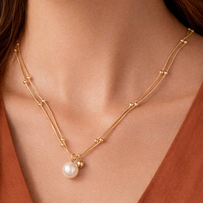 18K Gold Plated Stainless Steel Chain Necklace