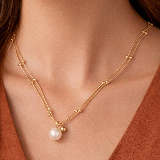 18K Gold Plated Stainless Steel Chain Necklace