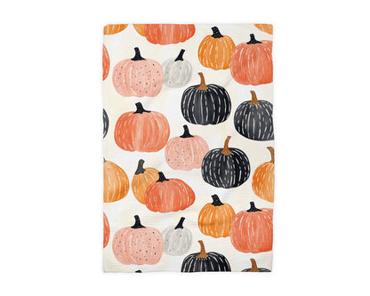 Pumpkin Fall Kitchen Waffle Towel