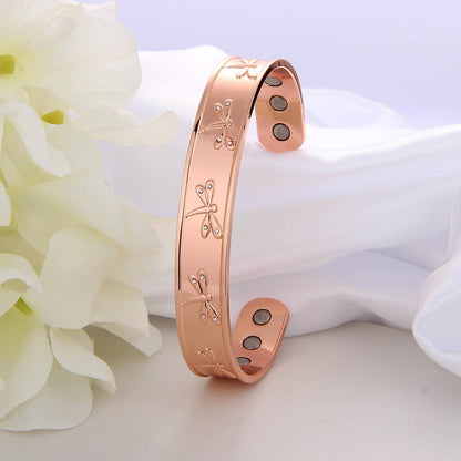 Dragonfly Design Magnetic Bracelet