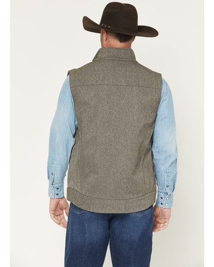 Men's Cinch Bonded Concealed Carry Softshell Vest - Olive Design