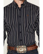 Men's Cinch Navy Striped Button-Down Shirt